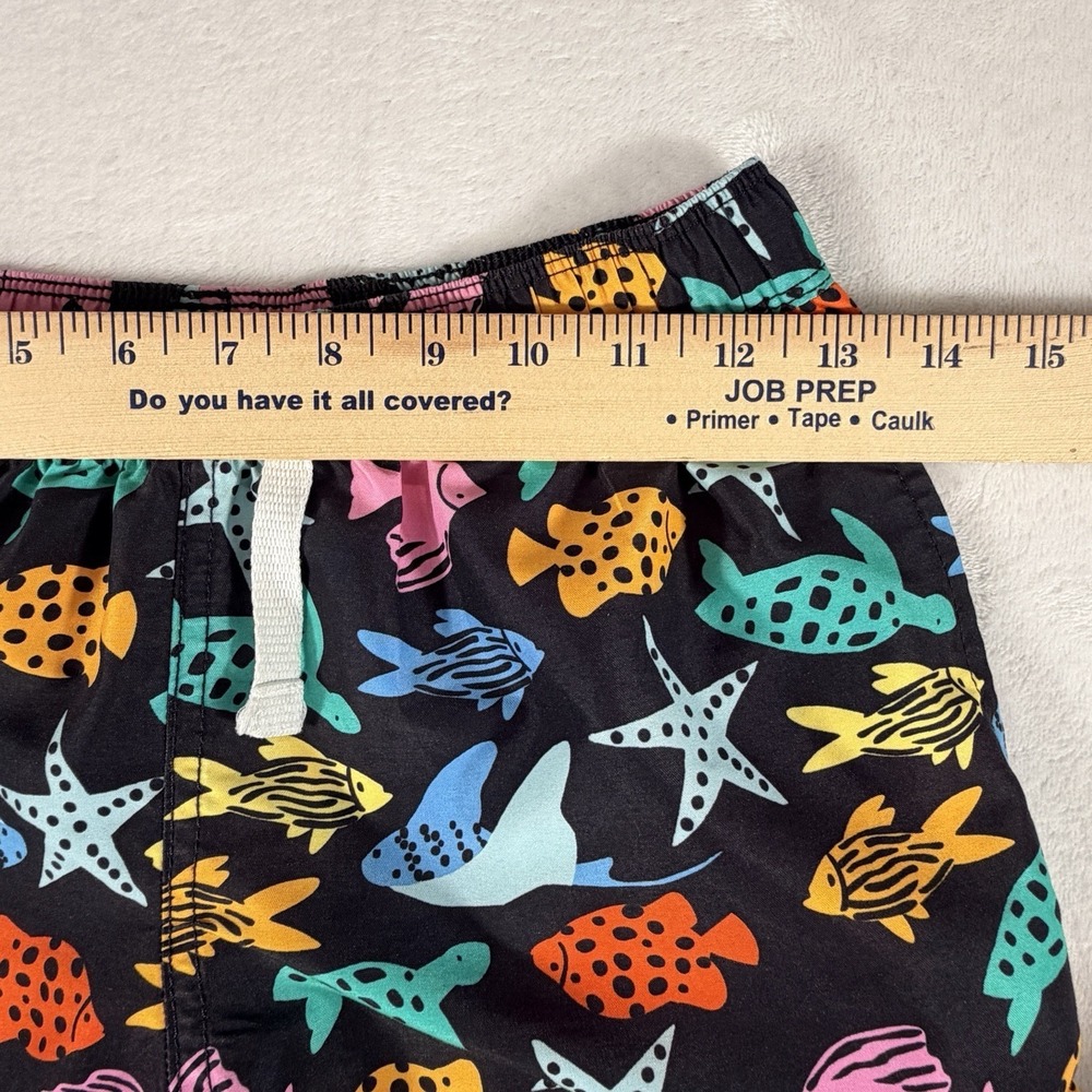 Hanna Andersson Swim Trunks Boy's Sz 12 Black Ocean Friends - Picture 4 of 6